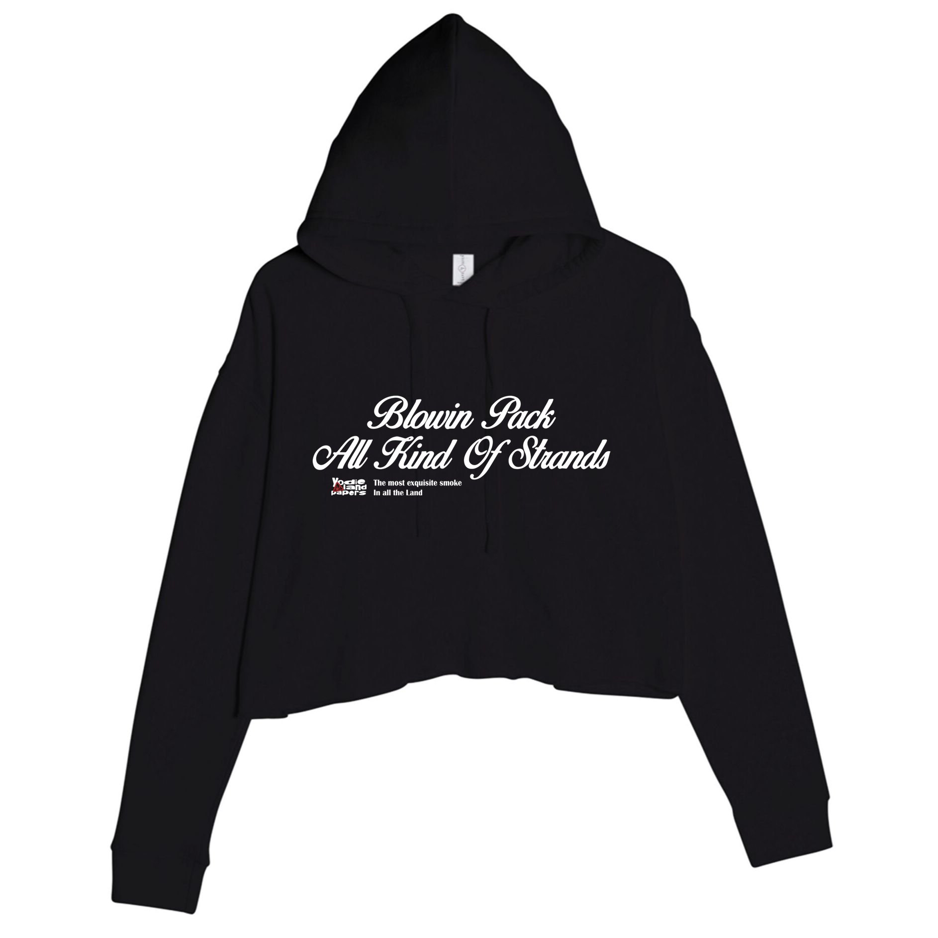 Yodieland Blowing Pack All Kind Of Strands Crop Fleece Hoodie