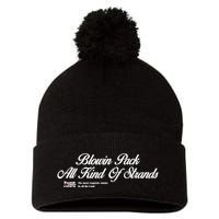 Yodieland Blowing Pack All Kind Of Strands Pom Pom 12in Knit Beanie