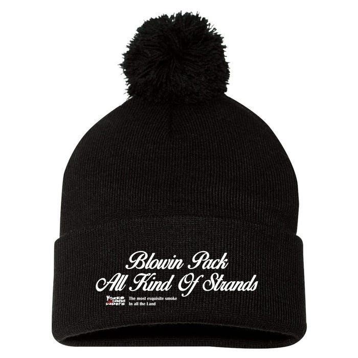 Yodieland Blowing Pack All Kind Of Strands Pom Pom 12in Knit Beanie
