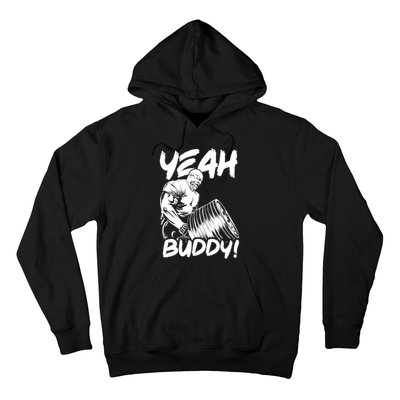 Yeah Buddy - Ronnie Coleman T-Bar Row - Gym Motivational Hoodie