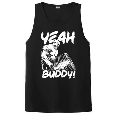 Yeah Buddy - Ronnie Coleman T-Bar Row - Gym Motivational PosiCharge Competitor Tank