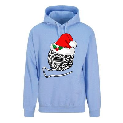 Yarn Ball Santa Knitting Christmas Xmas Hat Unisex Surf Hoodie