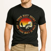 Your Bait Sucks And Your Boat Is Ugly Fishing Cooling Performance Crew T-Shirt