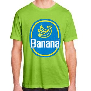 Yellow Banana Sticker Fruit Lazy Diy Easy Halloween Costume Adult ChromaSoft Performance T-Shirt