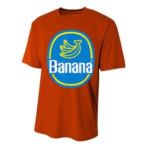 Yellow Banana Sticker Fruit Lazy Diy Easy Halloween Costume Performance Sprint T-Shirt