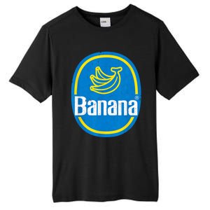 Yellow Banana Sticker Fruit Lazy Diy Easy Halloween Costume Tall Fusion ChromaSoft Performance T-Shirt