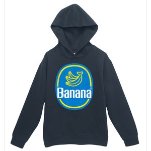 Yellow Banana Sticker Fruit Lazy Diy Easy Halloween Costume Urban Pullover Hoodie