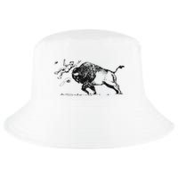 Yellowstone Bison Toss Warning Flyer Cool Comfort Performance Bucket Hat