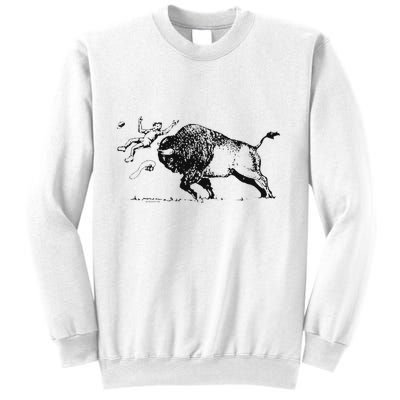 Yellowstone Bison Toss Warning Flyer Sweatshirt
