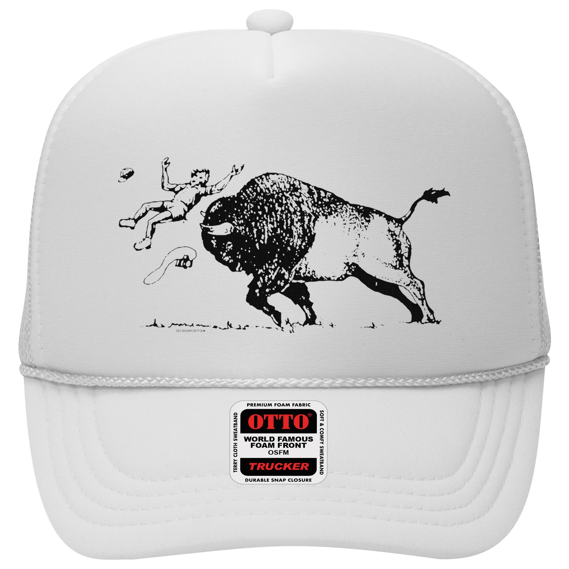 Yellowstone Bison Toss Warning Flyer Hat