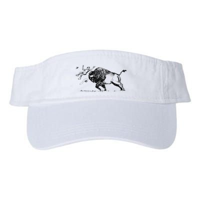 Yellowstone Bison Toss Warning Flyer Visor