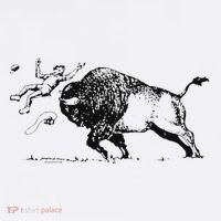 Yellowstone Bison Toss Warning Flyer Short Acrylic Beanie
