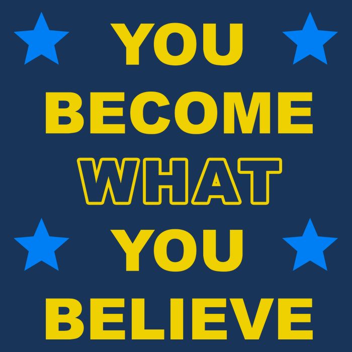 You Become What You Believe Cooling Performance Crew T-Shirt