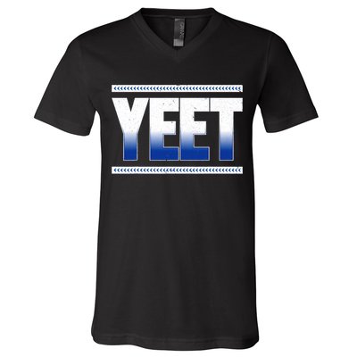 Yeet Blue V-Neck T-Shirt