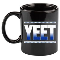 Yeet Blue 11oz C Handle Ceramic Mug