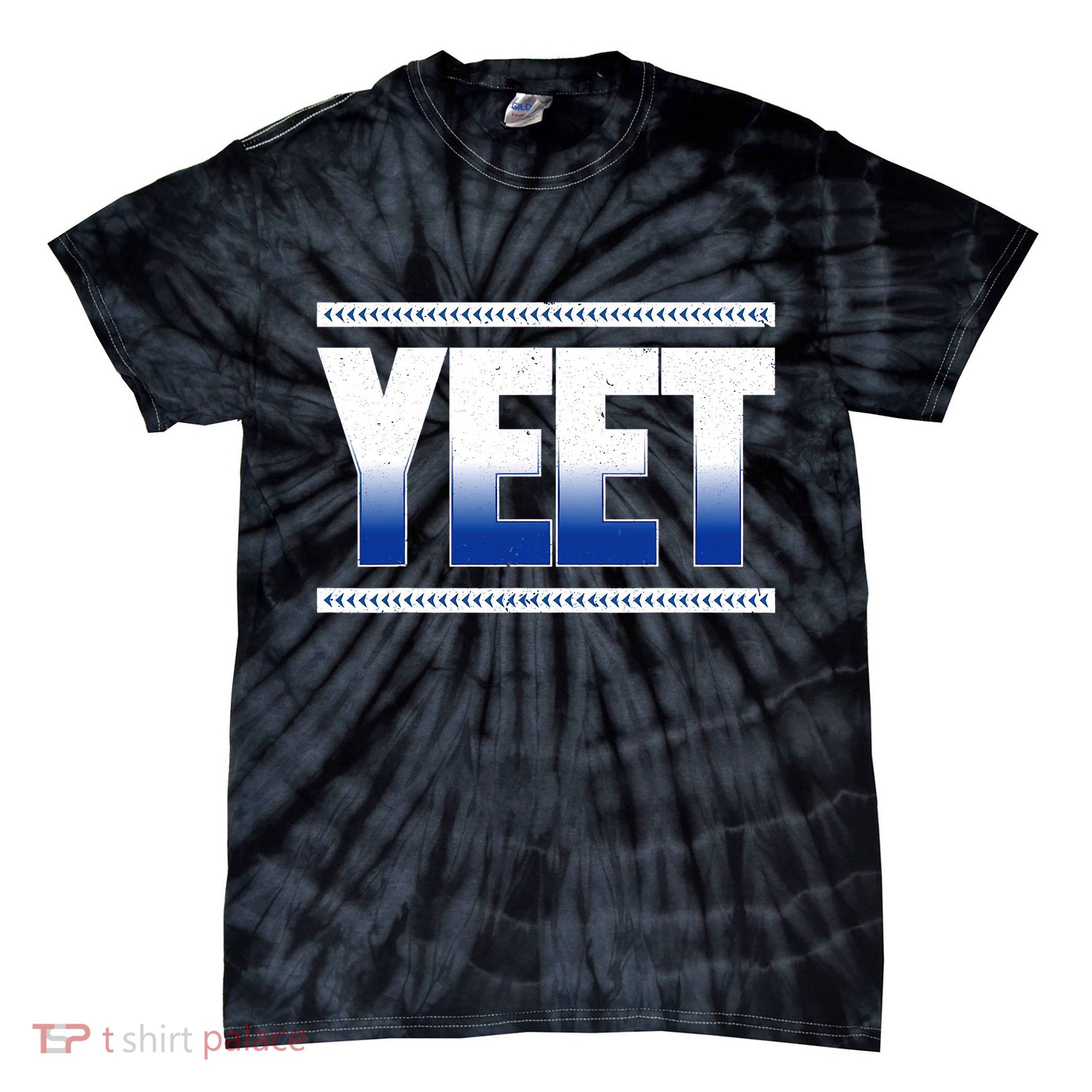 Yeet Blue Tie-Dye T-Shirt