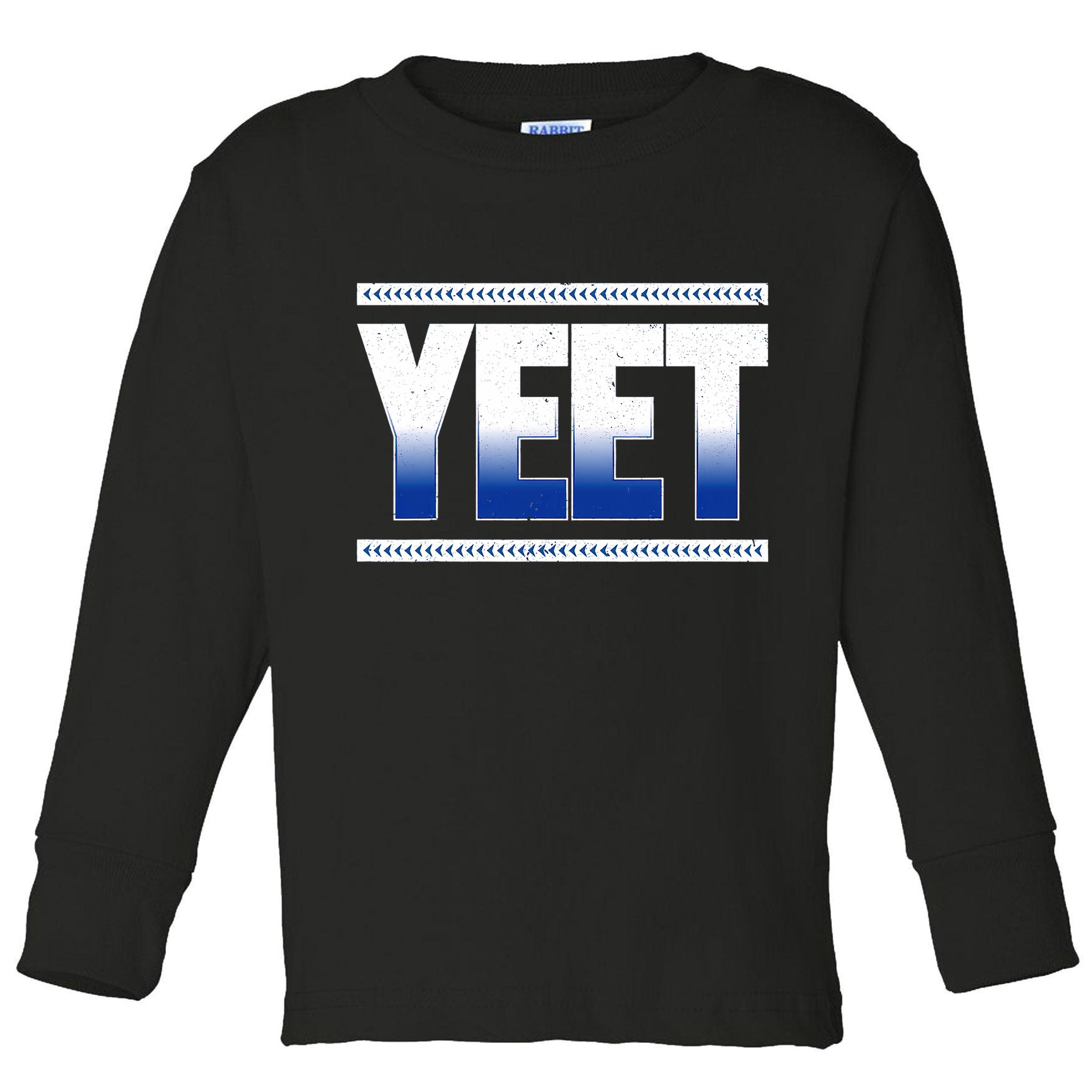 Yeet Blue Toddler Long Sleeve Shirt