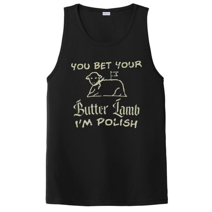 You Bet Your Butter Lamb I'm Polish Animals PosiCharge Competitor Tank