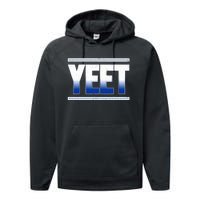 Yeet Blue Performance Fleece Hoodie