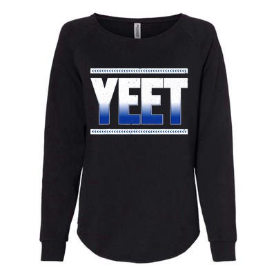 Yeet Blue Womens California Wash Sweatshirt