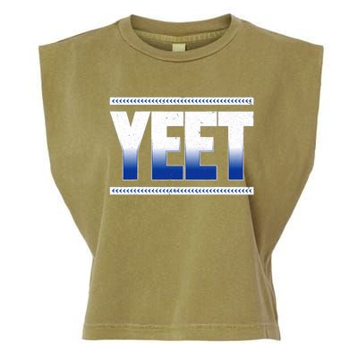 Yeet Blue Garment-Dyed Women's Muscle Tee