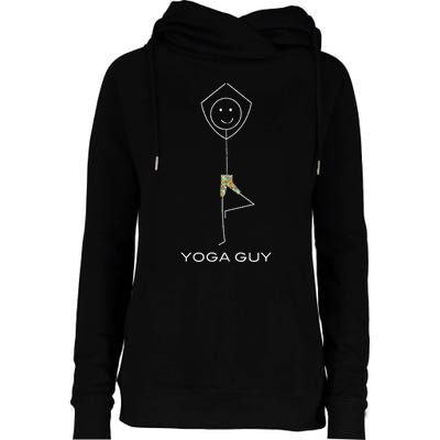 Yoga Boy Yoga Exercise Womens Funnel Neck Pullover Hood