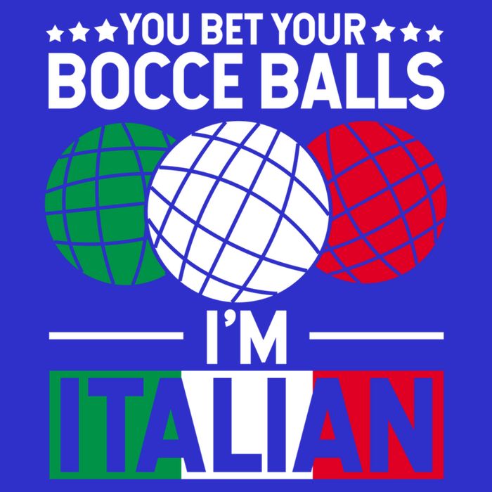 You Bet Your Bocce Balls IM Italian Funny Gift Italian Gift Kids Sweatshirt