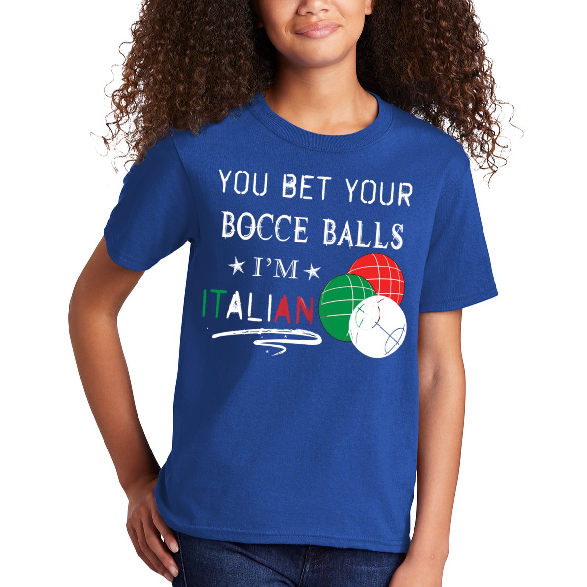 You Bet Your Bocce Balls IM Italian Gift Kids T-Shirt