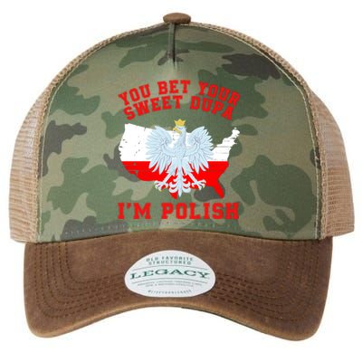 You Bet Your Sweet Dupa IM Polish Polska Funny Polish Saying Polish Tradition Legacy Tie Dye Trucker Hat