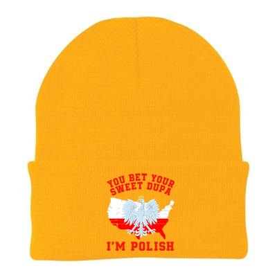 You Bet Your Sweet Dupa IM Polish Polska Funny Polish Saying Polish Tradition Knit Cap Winter Beanie