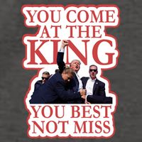 You Come At The King You Best Not Miss Donald Trump Vector Backpack