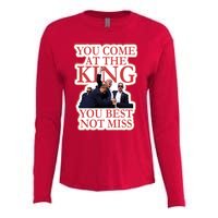 You Come At The King You Best Not Miss Donald Trump Womens Cotton Relaxed Long Sleeve T-Shirt