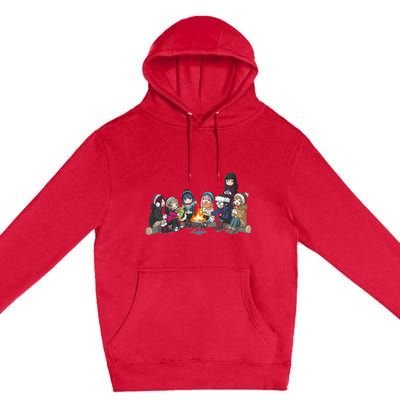 Yuru Camp All Character Gathering Premium Pullover Hoodie