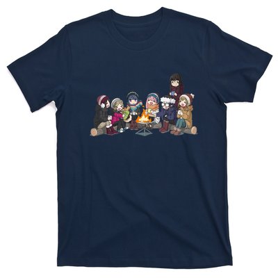 Yuru Camp All Character Gathering T-Shirt