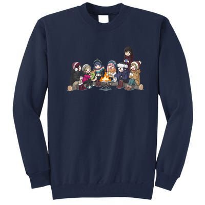 Yuru Camp All Character Gathering Tall Sweatshirt