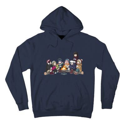 Yuru Camp All Character Gathering Tall Hoodie