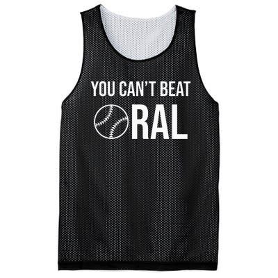 You Cant Beat Oral Mesh Reversible Basketball Jersey Tank