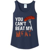 You CanT Beat My Meat Funny Bbq Lover Ladies Essential Tank