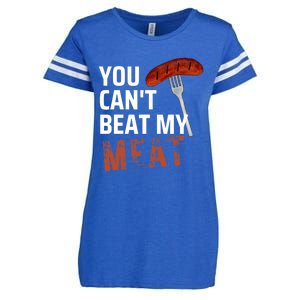 You CanT Beat My Meat Funny Bbq Lover Enza Ladies Jersey Football T-Shirt