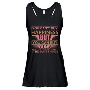 You Can't Buy Happiness But You Can Buy Guns Ladies Essential Flowy Tank