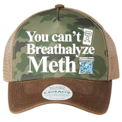 You Cant Breathalyze Meth Apparel Legacy Tie Dye Trucker Hat