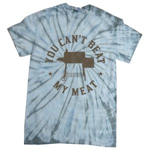 You CanT Beat My Meat Bbq Grilling Chef Funny Grill Tie-Dye T-Shirt