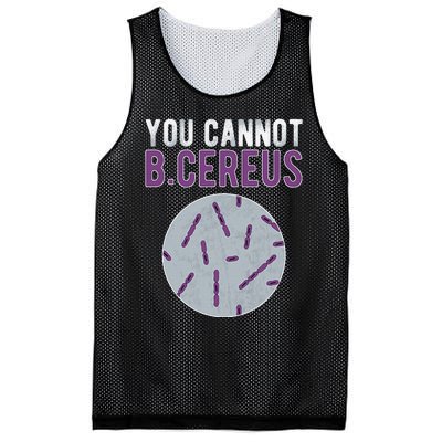 You Cannot B Cereus Microbiologist Microbiology Mesh Reversible Basketball Jersey Tank