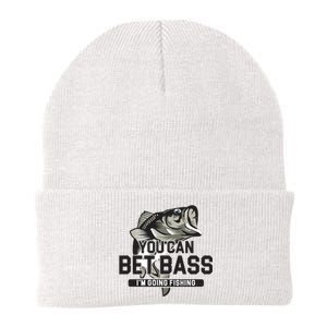 You Can Bet Bass I'm Going Fishing Fisherman Knit Cap Winter Beanie