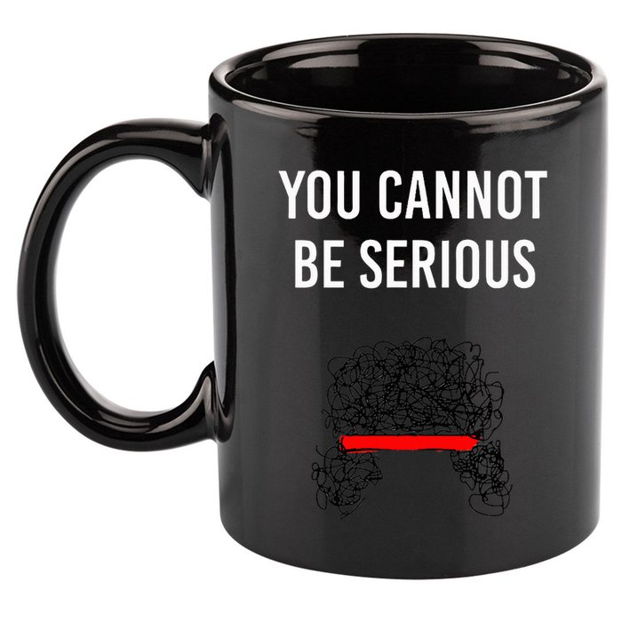 You Cannot Be Serious John Mcenroe 11oz C Handle Ceramic Mug
