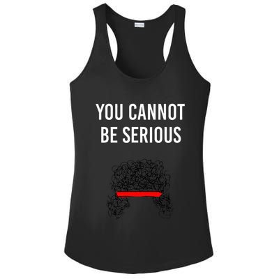You Cannot Be Serious John Mcenroe Ladies PosiCharge Competitor Racerback Tank