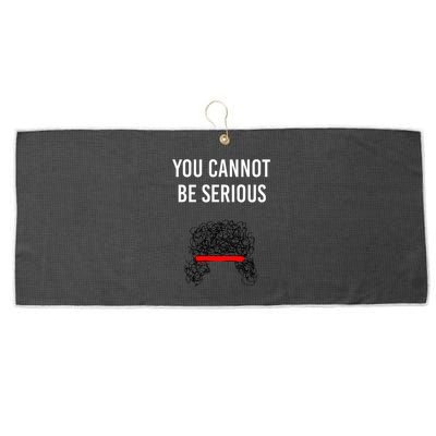 You Cannot Be Serious John Mcenroe Large Microfiber Waffle Golf Towel