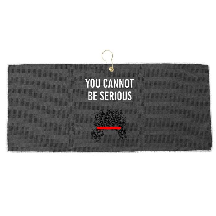You Cannot Be Serious John Mcenroe Large Microfiber Waffle Golf Towel