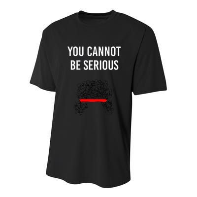 You Cannot Be Serious John Mcenroe Youth Performance Sprint T-Shirt