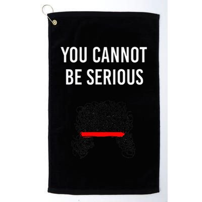 You Cannot Be Serious John Mcenroe Golf Towel